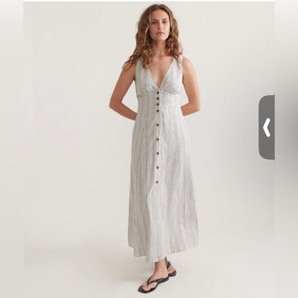 Marine Layer Camilla Maxi Dress Multi Striped Size Small - Picture 1 of 9